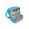 CORAL HIGH 37203 KIDS PASTEL RENKLİ KELEBEK DESENLİ THERMO İKİ KATLI  BESLENME ÇANTASI