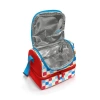 CORAL HIGH 37205 KIDS ÇOK RENKLİ DAMA DESENLİ THERMO İKİ KATLI  BESLENME ÇANTASI
