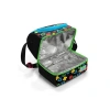 CORAL HIGH 37207 KIDS SİYAH LETS PLAY DESENLİ THERMO İKİ KATLI  BESLENME ÇANTASI