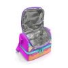 CORAL HIGH 37211 KIDS PEMBE RENGARENK DONDURMA DESENLİ THERMO İKİ KATLI  BESLENME ÇANTASI