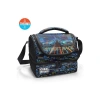 CORAL HIGH 37210 KIDS SİYAH ÇOK RENKLİ YARIŞ ARABASI DESENLİ THERMO İKİ KATLI  BESLENME ÇANTASI