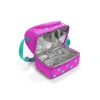 CORAL HIGH 37212 KIDS NEON PEMBE SU YEŞİLİ KALP DESENLİ THERMO İKİ KATLI  BESLENME ÇANTASI