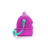 CORAL HIGH 37212 KIDS NEON PEMBE SU YEŞİLİ KALP DESENLİ THERMO İKİ KATLI  BESLENME ÇANTASI