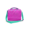 CORAL HIGH 37212 KIDS NEON PEMBE SU YEŞİLİ KALP DESENLİ THERMO İKİ KATLI  BESLENME ÇANTASI