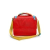 CORAL HIGH 37216 KIDS RENKLİ BLOK DESENLİ THERMO İKİ KATLI  BESLENME ÇANTASI