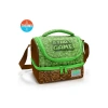 CORAL HIGH 37217 KIDS YEŞİL KAHVERENGİ HIGH CRAFT DESENLİ THERMO İKİ KATLI  BESLENME ÇANTASI