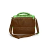 CORAL HIGH 37217 KIDS YEŞİL KAHVERENGİ HIGH CRAFT DESENLİ THERMO İKİ KATLI  BESLENME ÇANTASI