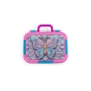 CORAL HIGH 39106 KIDS PASTEL RENKLİ KELEBEK DESENLİ 2 BÖLMELİ PASLANMAZ ÇELİK YEMEK KABI