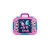CORAL HIGH 39149 KIDS PASTEL RENKLİ KELEBEK DESENLİ 2 BÖLMELİ PASLANMAZ ÇELİK YEMEK KABI
