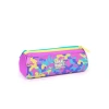 CORAL HIGH 31001 PEMBE SARI LAVANTA KAMUFLAJ DESENLİ ÜÇ BÖLMELİ KALEM ÇANTASI