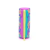 CORAL HIGH 31001 PEMBE SARI LAVANTA KAMUFLAJ DESENLİ ÜÇ BÖLMELİ KALEM ÇANTASI