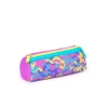 CORAL HIGH 31001 PEMBE SARI LAVANTA KAMUFLAJ DESENLİ ÜÇ BÖLMELİ KALEM ÇANTASI