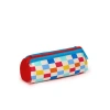 CORAL HIGH 31025 ÇOK RENKLİ DAMA DESENLİ ÜÇ BÖLMELİ KALEM ÇANTASI