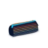 CORAL HIGH 31031 ÇOK RENKLİ ÇİZGİ DESENLİ ÜÇ BÖLMELİ KALEM ÇANTASI