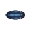 CORAL HIGH 31035 LACİVERT GEOMETRİK DESENLİ ÜÇ BÖLMELİ KALEM ÇANTASI