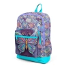 CORAL HIGH 33206 PASTEL RENKLİ KELEBEK DESENLİ DÖRT BÖLMELİ SIRT ÇANTASI