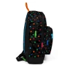 CORAL HIGH 33210 SİYAH RENKLİ PETEK DESENLİ DÖRT BÖLMELİ SIRT ÇANTASI