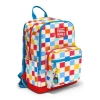 CORAL HIGH 33225 ÇOK RENKLİ DAMA DESENLİ DÖRT BÖLMELİ SIRT ÇANTASI