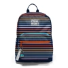 CORAL HIGH 33231 ÇOK RENKLİ ÇİZGİ DESENLİ DÖRT BÖLMELİ SIRT ÇANTASI
