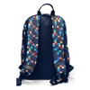 CORAL HIGH 33235 LACİVERT GEOMETRİK DESENLİ DÖRT BÖLMELİ SIRT ÇANTASI