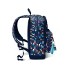 CORAL HIGH 33235 LACİVERT GEOMETRİK DESENLİ DÖRT BÖLMELİ SIRT ÇANTASI