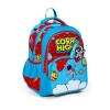 CORAL HIGH 33245 ASTRONOT UZAY DESENLİ ÜÇ BÖLMELİ SIRT ÇANTASI