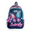 CORAL HIGH 33249 KELEBEK DESENLİ ÜÇ BÖLMELİ SIRT ÇANTASI