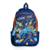 CORAL HIGH 33251 LACİVERT GAME DESENLİ ÜÇ BÖLMELİ SIRT ÇANTASI