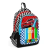 CORAL HIGH 33257 DAMA RACING KIRMIZI ARABA DESENLİ ÜÇ BÖLMELİ SIRT ÇANTASI