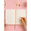 VICTORIAS JOURNALS 126-2756 HUSH HUSH KİLİTLİ KUTULU VE KALEMLİ 100gr.192YP.ÇİZGİLİ DEFTER  - PUDRA