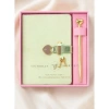 VICTORIAS JOURNALS 126-2757 HUSH HUSH KİLİTLİ KUTULU VE KALEMLİ 100gr.192YP.ÇİZGİLİ DEFTER  - YEŞİL