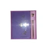 VICTORIAS JOURNALS 126-2758 HUSH HUSH KİLİTLİ KUTULU VE KALEMLİ 100gr.192YP.ÇİZGİLİ DEFTER  - MOR