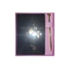 VICTORIAS JOURNALS 126-2759 HUSH HUSH KİLİTLİ KUTULU VE KALEMLİ 100gr.192YP.ÇİZGİLİ DEFTER  - SİYAH