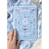 VICTORIAS JOURNALS 126-2643 AMOUR VEGAN DERİ SERT KAPAK A5 100gr.96YP.ÇİZGİLİ DEFTER  - MAVİ