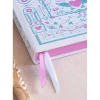 VICTORIAS JOURNALS 126-2643 AMOUR VEGAN DERİ SERT KAPAK A5 100gr.96YP.ÇİZGİLİ DEFTER  - MAVİ