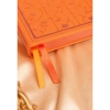 VICTORIAS JOURNALS 126-2646 FLEUR VEGAN DERİ SERT KAPAK A5 120gr. 80YP. NOKTALI DEFTER - TURUNCU