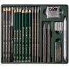 FABER CASTELL METAL KUTU PITT GRAFİT KALEM SETİ 19 PARÇA - 112973