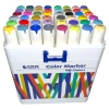 STA 910348 ÇİFT UÇLU ALKOL BAZLI MARKER 1mm/1-7mm UÇ KALEM SETİ 48Lİ (RENK) TAŞIMA SAPLI PLASTİK KUTULU