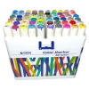 STA 910360 ÇİFT UÇLU ALKOL BAZLI MARKER 1mm/1-7mm UÇ KALEM SETİ 60LI (RENK) TAŞIMA SAPLI PLASTİK KUTULU