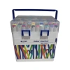 STA 910380 ÇİFT UÇLU ALKOL BAZLI MARKER 1mm/1-7mm UÇ KALEM SETİ 80Lİ (RENK) TAŞIMA SAPLI PLASTİK KUTULU