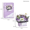VAGONLIFE LOZ 1952 LEDLİ MOR GÜL BUKETİ 1179 PARÇA BLOCK OYUNCAK 15+