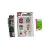 BU-BU AC0020 TAŞLI BOYAMA STICKER SETİ DONDURMA DESENLİ  3+