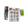 BU-BU AC0019 TAŞLI BOYAMA STICKER SETİ SEVİMLİ HAYVANLAR DESENLİ  3+
