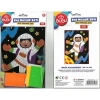 BU-BU AC0011 UZAY (ASTRONOT) DESENLİ YAPIŞKANLI EVA MOZAİK SETİ 3+