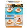 TOYFLYER NR011 BAS-ŞİŞİR BEBEK BOYUN ŞİŞME YÜZME SİMİDİ  0-1 YAŞ  - TURUNCU
