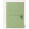 VICTORIAS JOURNALS CHARM ÇİÇEK 126-2741 VEGAN DERİ KAPAK A5 100 gr. 96 YP. KREM NOKTALI DEFTER PASTEL YEŞİL