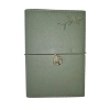 VICTORIAS JOURNALS CHARM HAYAT AĞACI 126-2744 VEGAN DERİ KAPAK 13X18 cm 100 gr. 96 YP. KREM ÇİZGİLİ DEFTER HAKİ YEŞİL