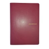VICTORIAS JOURNALS SMYTH ART 126-2802 ESNEK KAPAK A5 100gr. 96YP. ÇİZGİSİZ (DÜZ) KENAR DESENLİ DEFTER BORDO