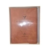 VICTORIAS JOURNALS MUSE 126-2727 KUTULU VEGAN DERİ A5 120 GR. 96 YP. DEĞİŞTİRİLEBİLEN İÇ ÇİZGİLİ ORGANİZER DEFTER KAHVERENGİ