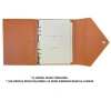 VICTORIAS JOURNALS MUSE 126-2727 KUTULU VEGAN DERİ A5 120 GR. 96 YP. DEĞİŞTİRİLEBİLEN İÇ ÇİZGİLİ ORGANİZER DEFTER KAHVERENGİ